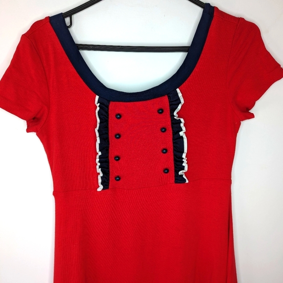 Annie 50 red rockabilly dress in size medium - Picture 5 of 9